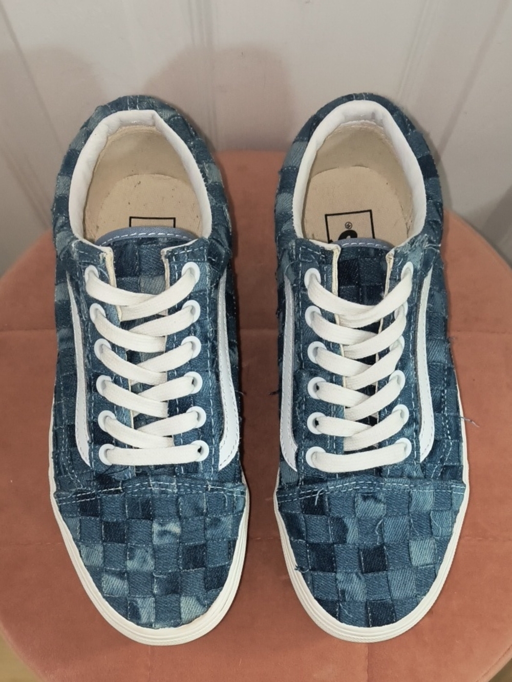 Vans Woven Old Skool Stackform Shoe Size 7 Women's - Picture 2 of 8
